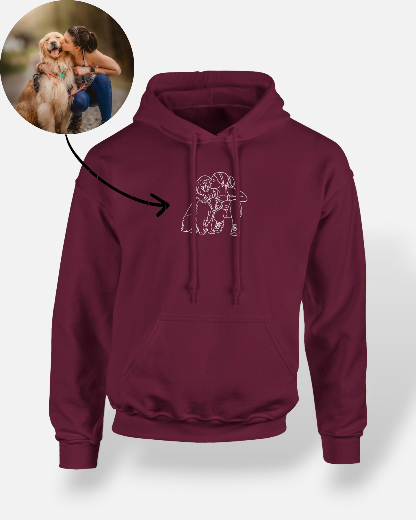 Custom Embroidered Hoodie